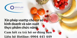 Xin giấy phép vệ sinh attp