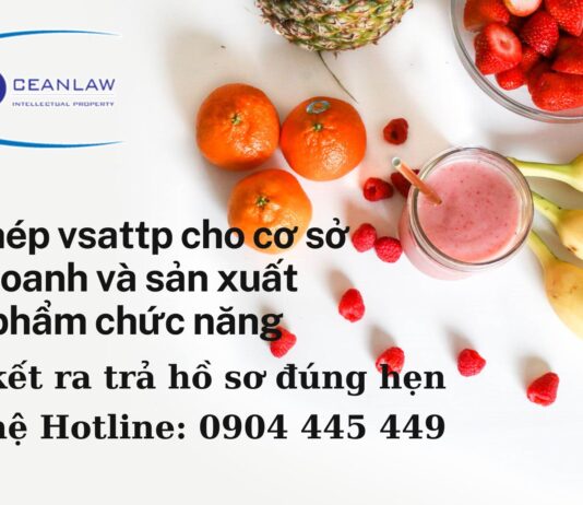 Xin giấy phép vệ sinh attp